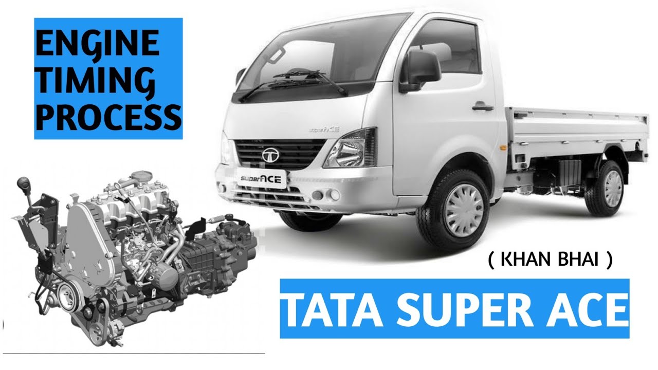😍 TATA SUPER ACE 🚚 COMPLETE  ENGINE TIMING PROCESS 🔧 (KHAN BHAI) 👈