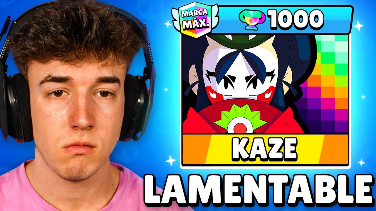 SUBO a KAZE a 1000 COPAS PERO DE MANERA LAMENTABLE en BRAWL STARS