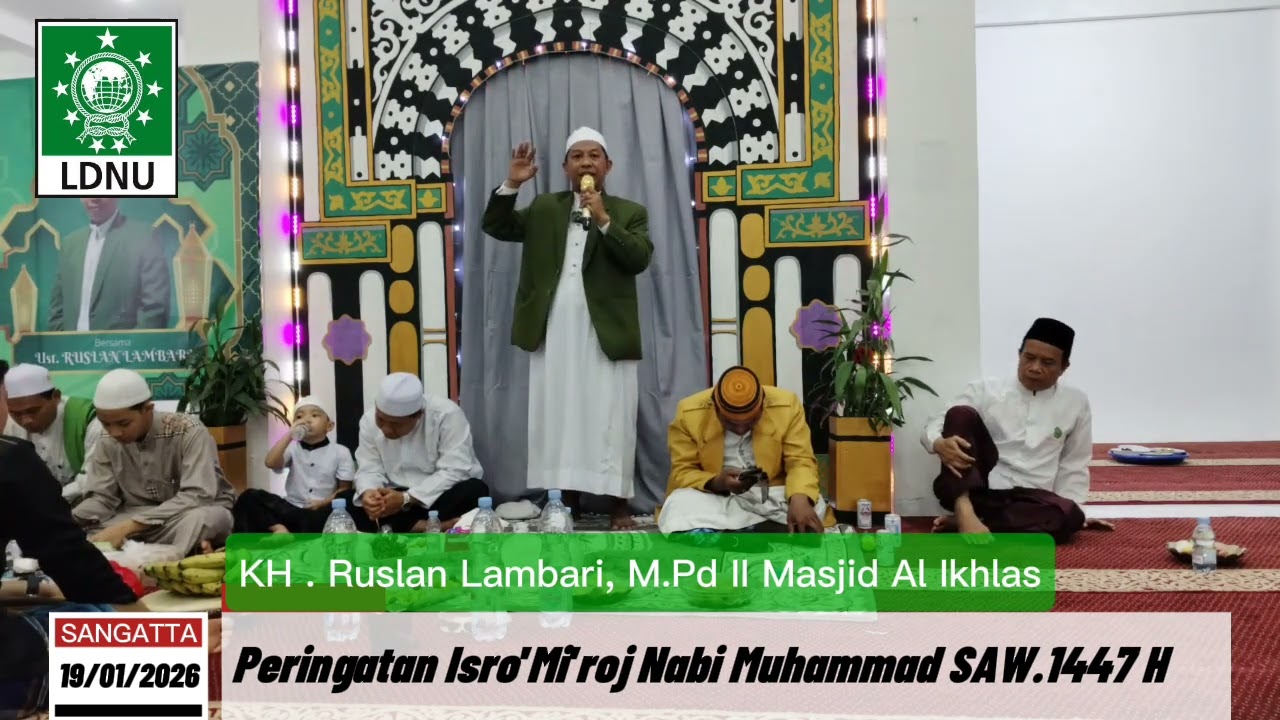 KH. RUSLAN LAMBARI, M. PD  II MASJID AL IKHLAS