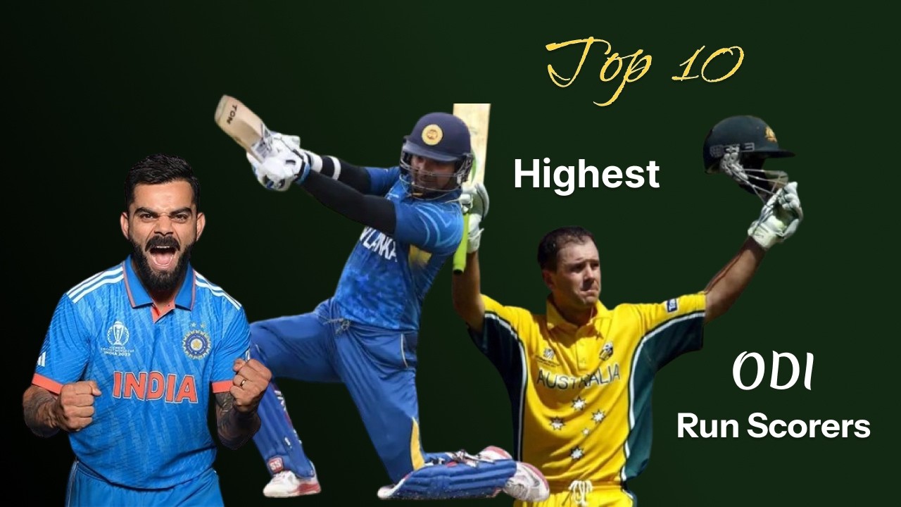Top 10 Highest ODI Run Scorers of All Time