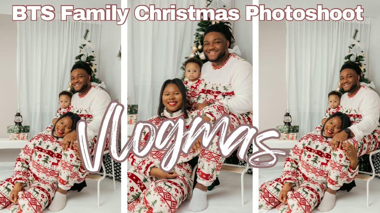 Vlogmas Week 2: Behind-the-Scenes of Our Family Christmas Photoshoot