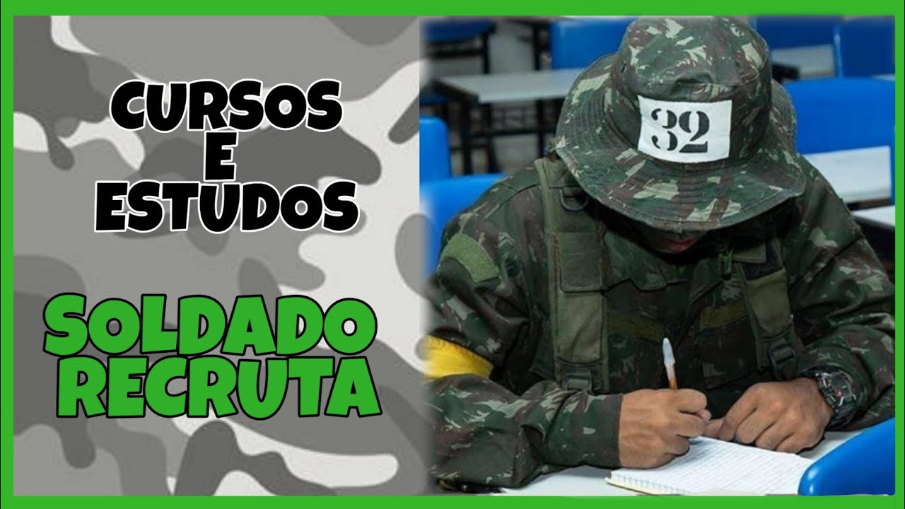 CURSOS E ESTUDOS NO SERVIÇO MILITAR