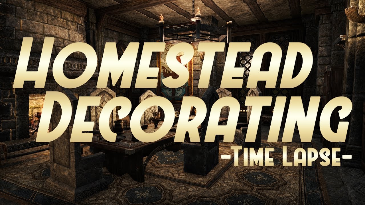 ESO Homestead Decorating  - Time Lapse - Domus Phrasticus - The Elder Scrolls Online