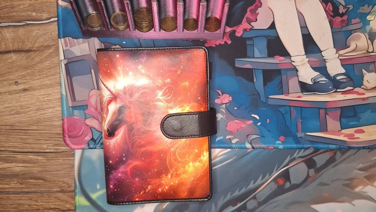 Wir sparen in die Me Time. Einhorn/Weihnachten Binder🦄🎄