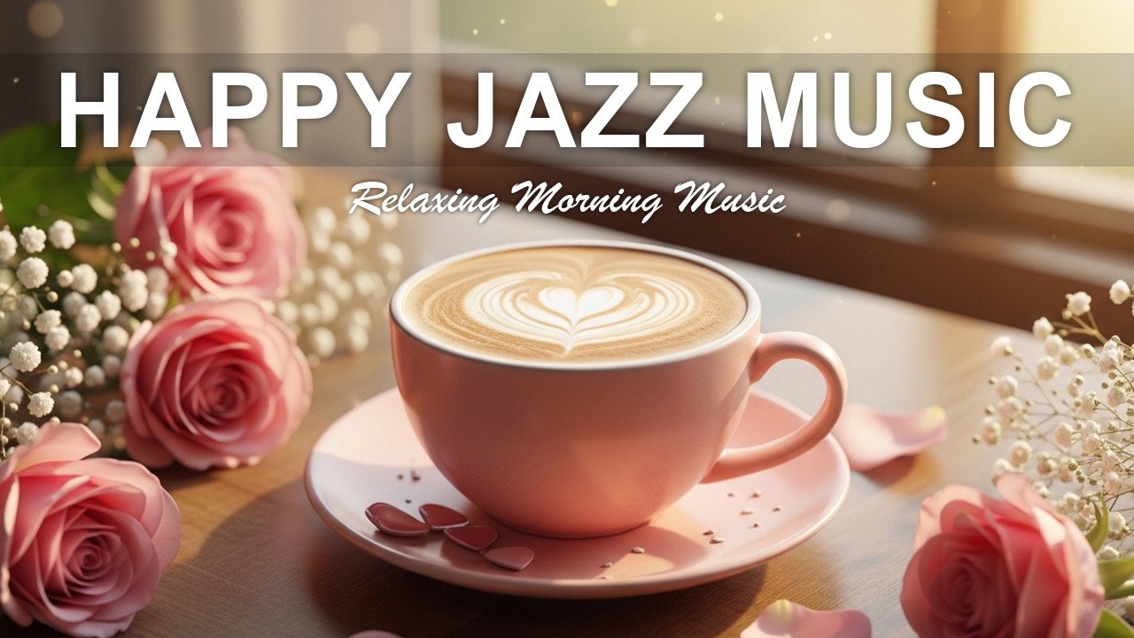 Happy Jazz Music☕Soft Coffee Jazz - Smooth & Relaxing Jazz for Work, Study & Sleep