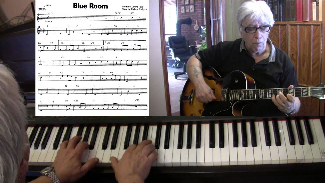 Blue Room - guitar & piano jazz cover - Yvan Jacques