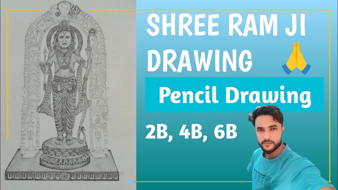 Ram Ji Drawing Easy || Joy Shree Ram 🙏||How To Draw Ram Ji || Dipak ARTbook 