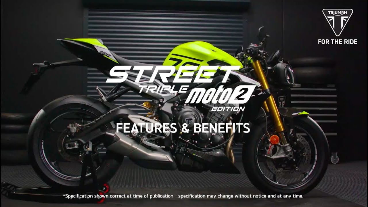 2023 Triumph Street Triple 765 Moto2 Edition Features & Benefits - Fowlers Triumph