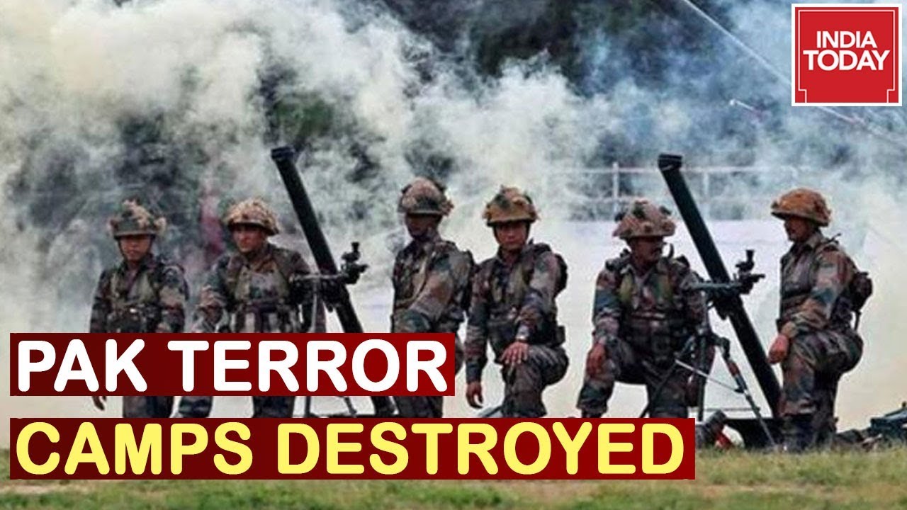India Punishes Pak : Indian Artillery Guns Destroy Pak Terror Camps In PoK