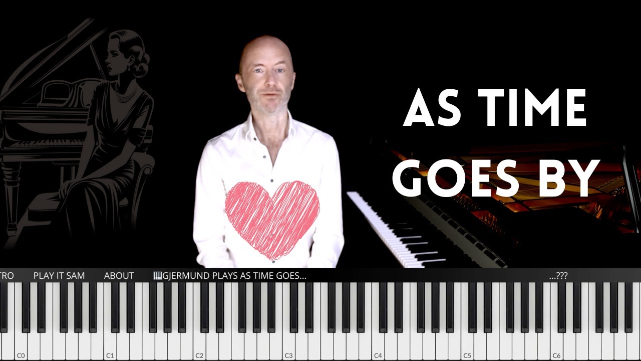 The Essence of Jazz: 'As Time Goes By' 🎹❤️