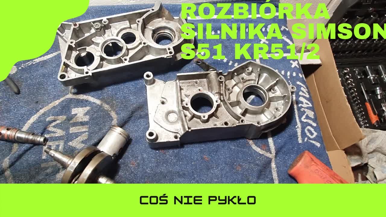 Rozbiórka silnika Simson s51 Kr 51/2