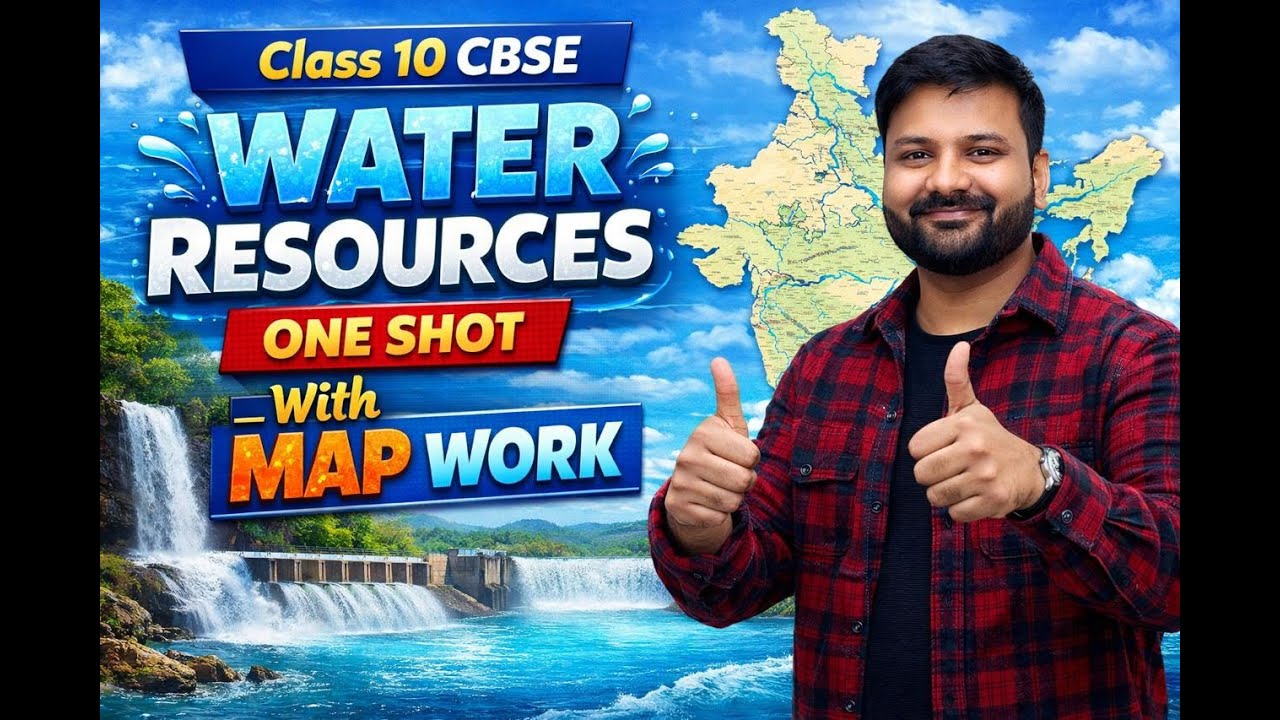“Board Exam Prep  Water Resources Class 10 SST”