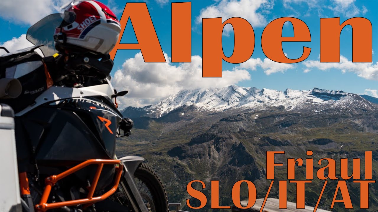 Motorradtour durch die Alpen / Slowenien Italien Österreich / Mangart, Friaul, Dolomiten, Kärnten