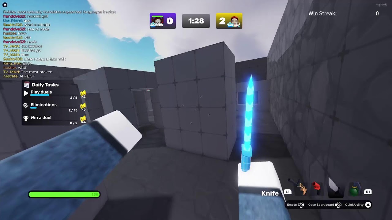 Jugando Roblox