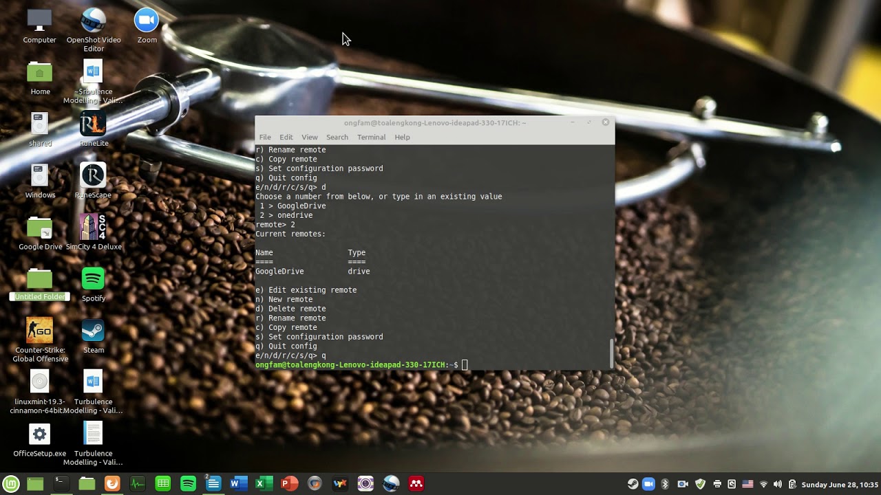 Linux Mint 6 - Cloud Storage Google Drive with rclone