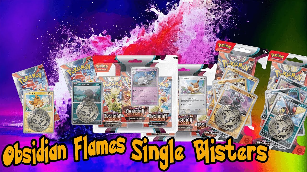 Pokémon TCG Obsidian Flames Opening - Checklane Blisters & Triple Blister Packs