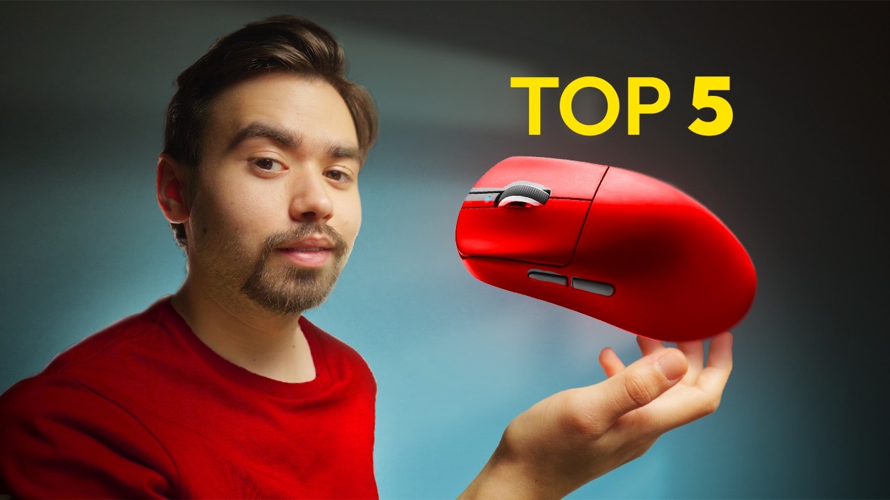 TOP 5 des MEILLEURES souris GAMER (à tous les prix)