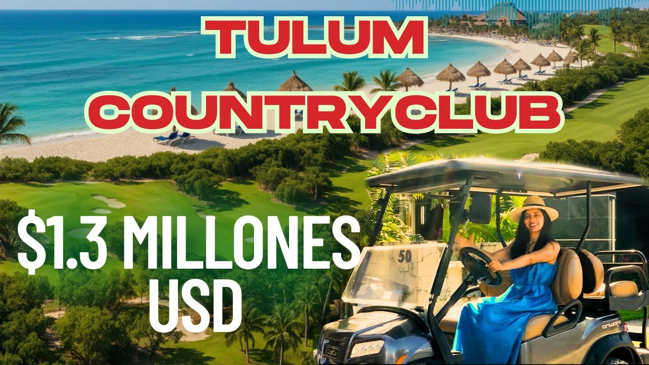 Villa MILLONARIA en Tulum Country Club!