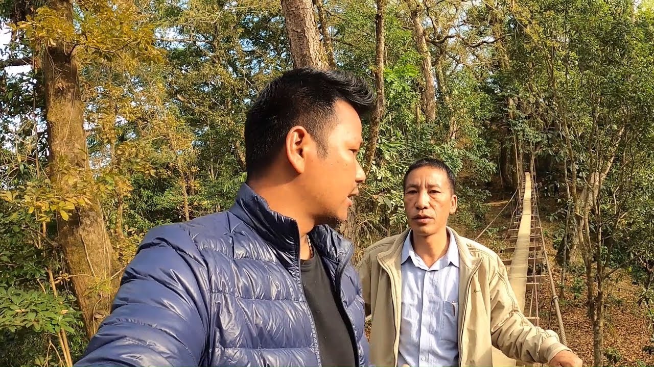 Skywalk in Tamenglong's Oldest Village Chiuluan 650 AD