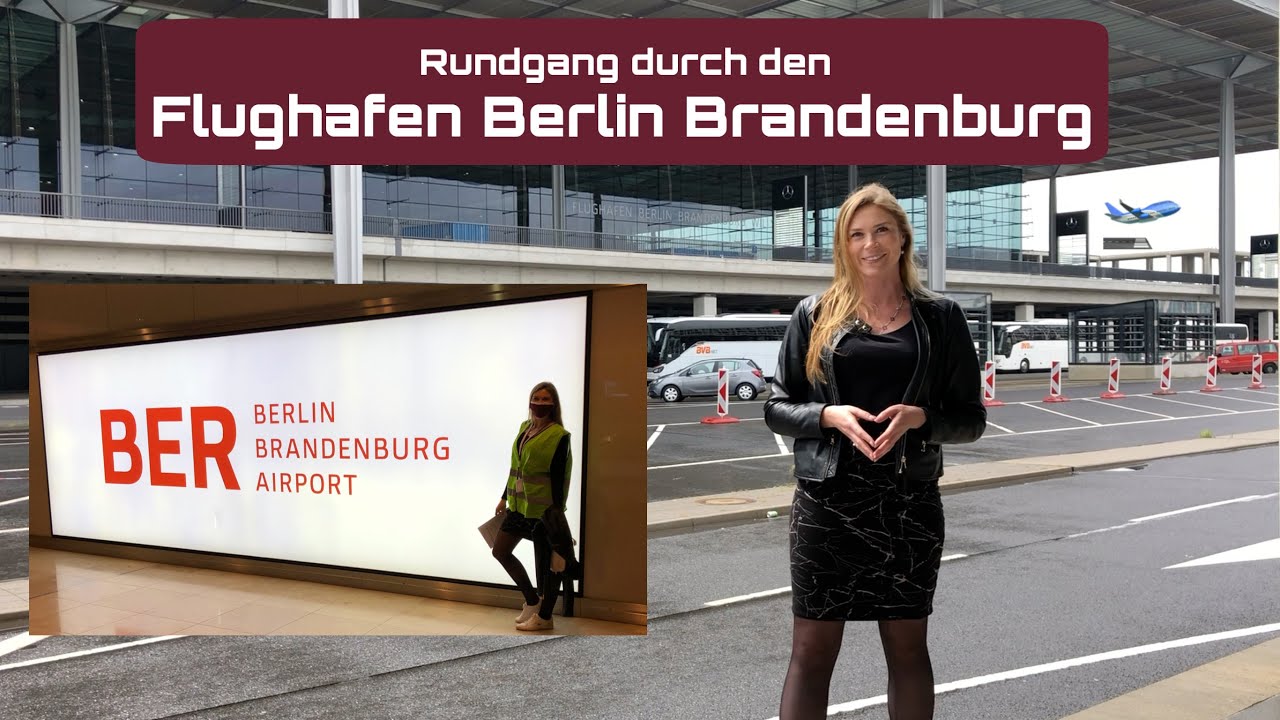 Rundgang durch den Flughafen Berlin Brandenburg | BER Testbetrieb 2020 inkl. Waffe und Evakuierung