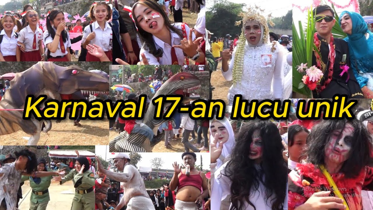 karnaval 17 agustus lucu kreatif | hut ri ke 79 tahun 2024  | Desa Cikawao