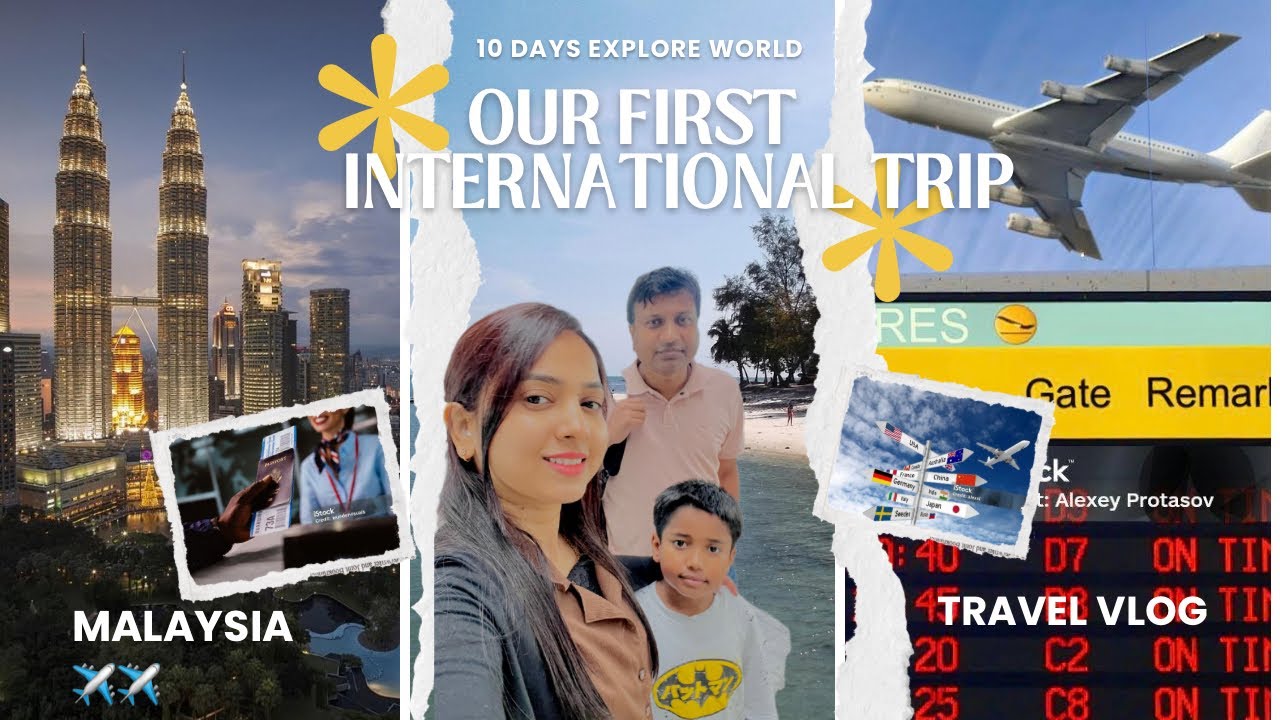 Our First International Trip | India 🇮🇳 to Malaysia 🇲🇾 | Dream Come True ✈️ #travelvlog #malaysia 