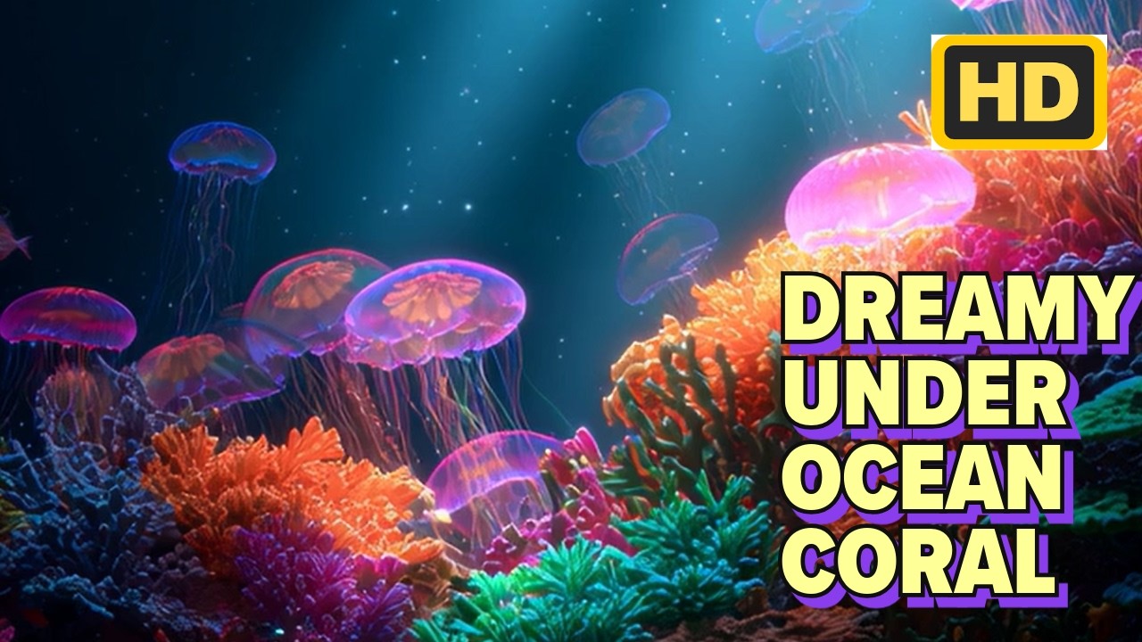 3 Hours Coral reef escape. Deep breaths. Slow down. HD
