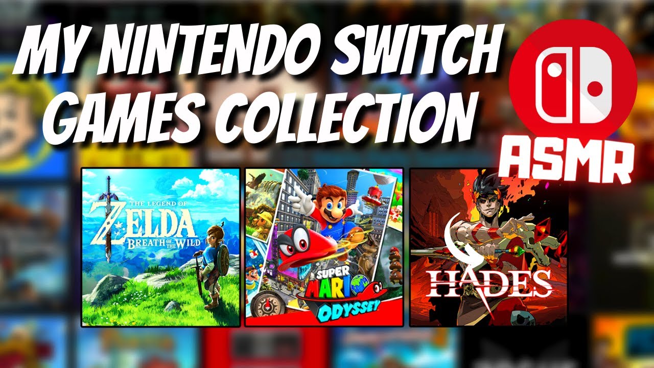 ASMR - My ENTIRE Nintendo Switch Games Collection / Whispers 🎮