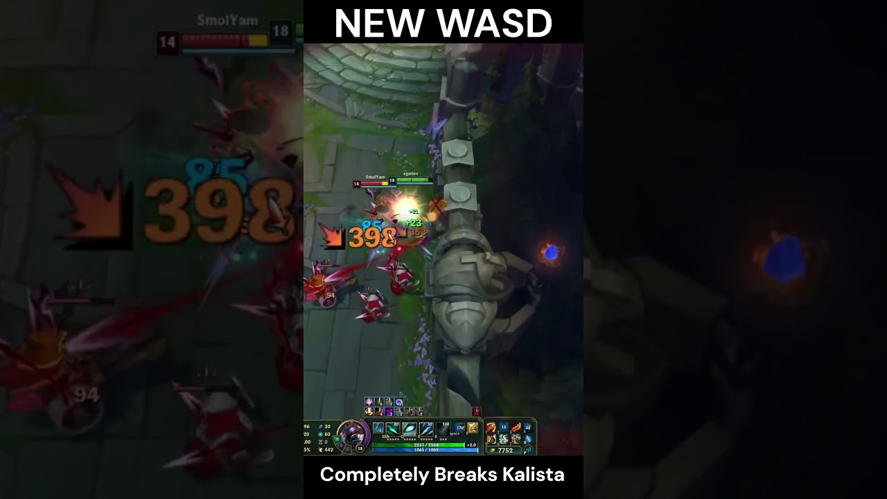 NEW WASD MOVEMENT ON PBE!!! KALISTA IS INSANE ( THIS WONT MAKE IT TO LIVE ) #leagueoflegends #pbe