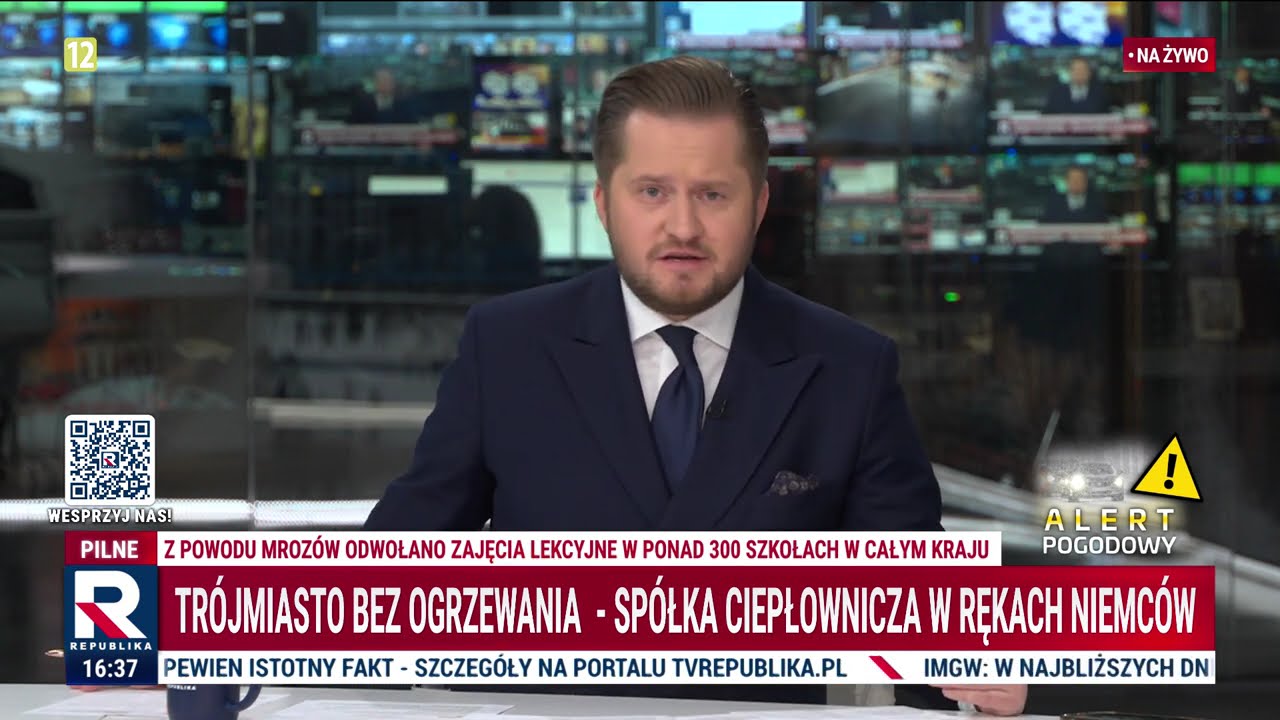 Rekordowe mrozy - Gdańsk i Sopot bez ogrzewania! | Republika Dzień