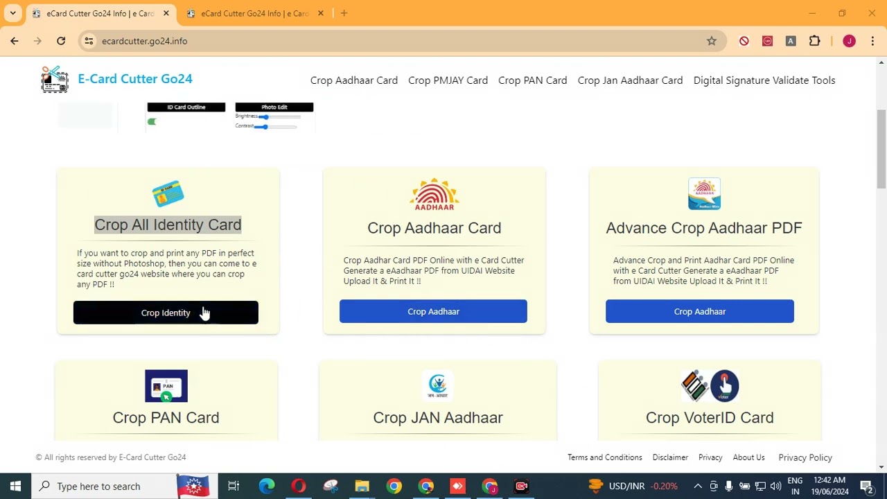 e Card Cutter Software | All Type ID Card Auto Crop and Print Software Free | E Card Cutter Go24