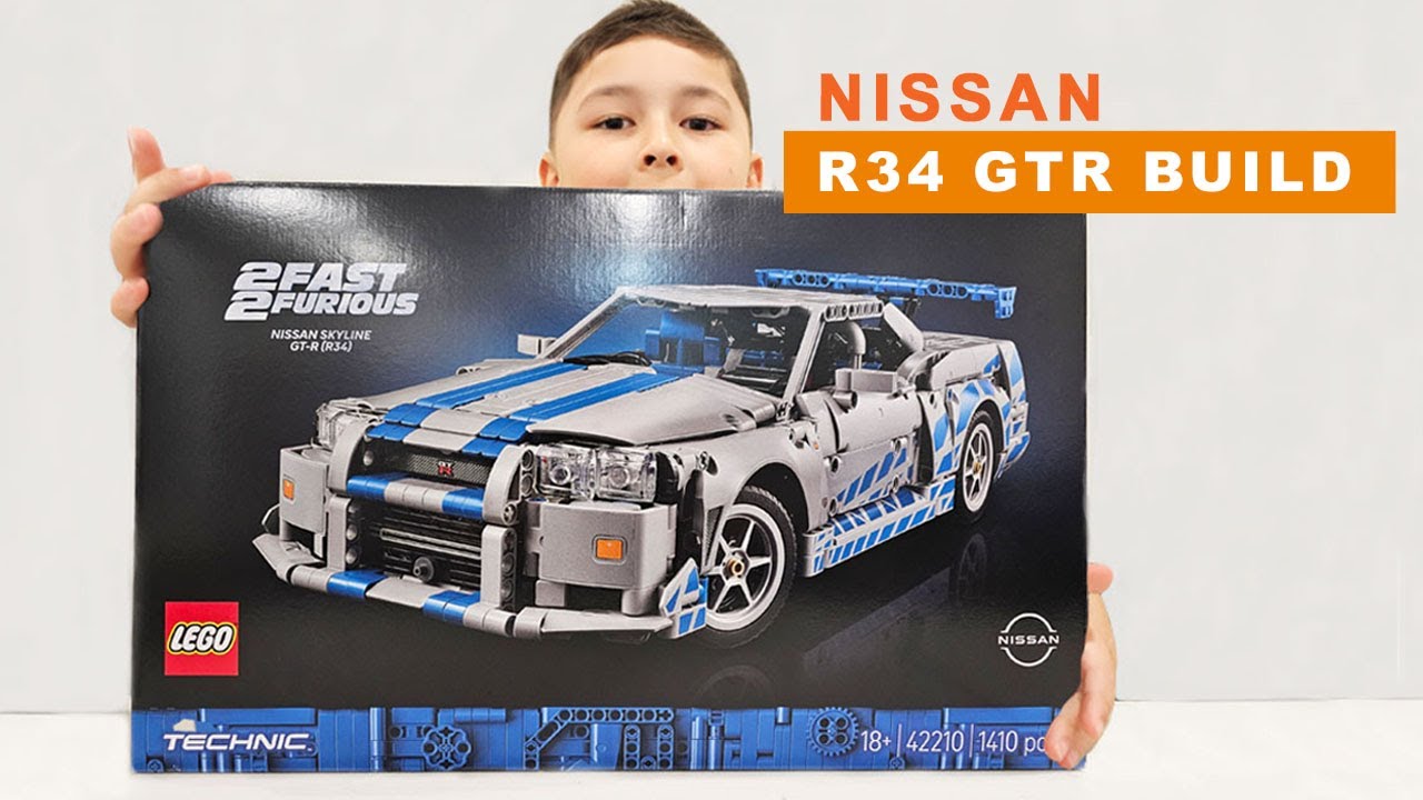 LEGO Technic Nissan Skyline GT-R (R34) 42210 Build | 2 Fast 2 Furious Car!