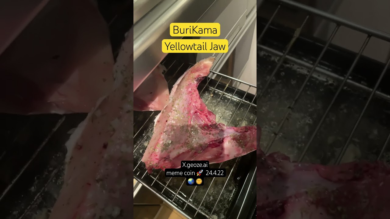 Making Yellowtail Jaw &mdash; BuriKama! Follow X.geoze.ai