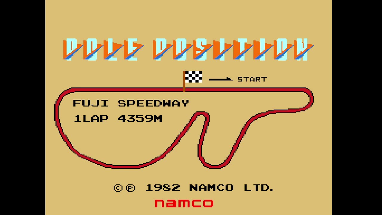 ポールポジション POLE POSITION [AC] 1982 ナムコ アーケード ☆stereo sound