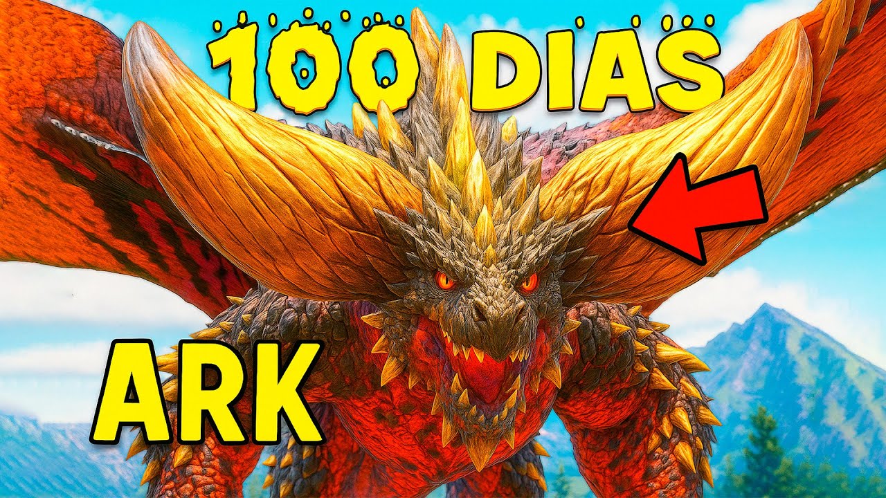 SOBREVIVO 100 DÍAS entre DRAGONES - ARK (Película Completa)