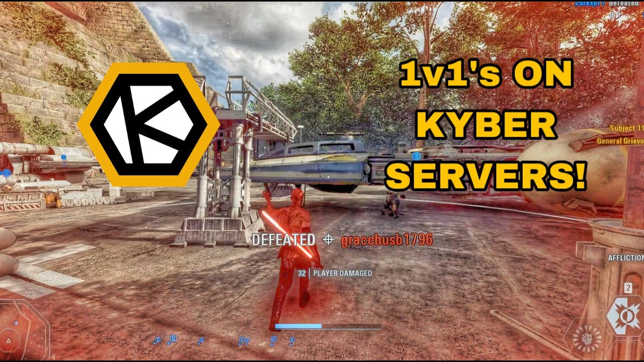 1v1's ON KYBER SERVERS / 1V1 SABERS / KYBER BATTLEFRONT 2