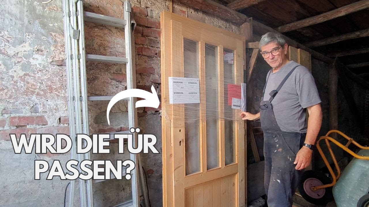 T&uuml;r einbauen | Truhe aufarbeiten | Apfelernte | Bauvlog 37/25