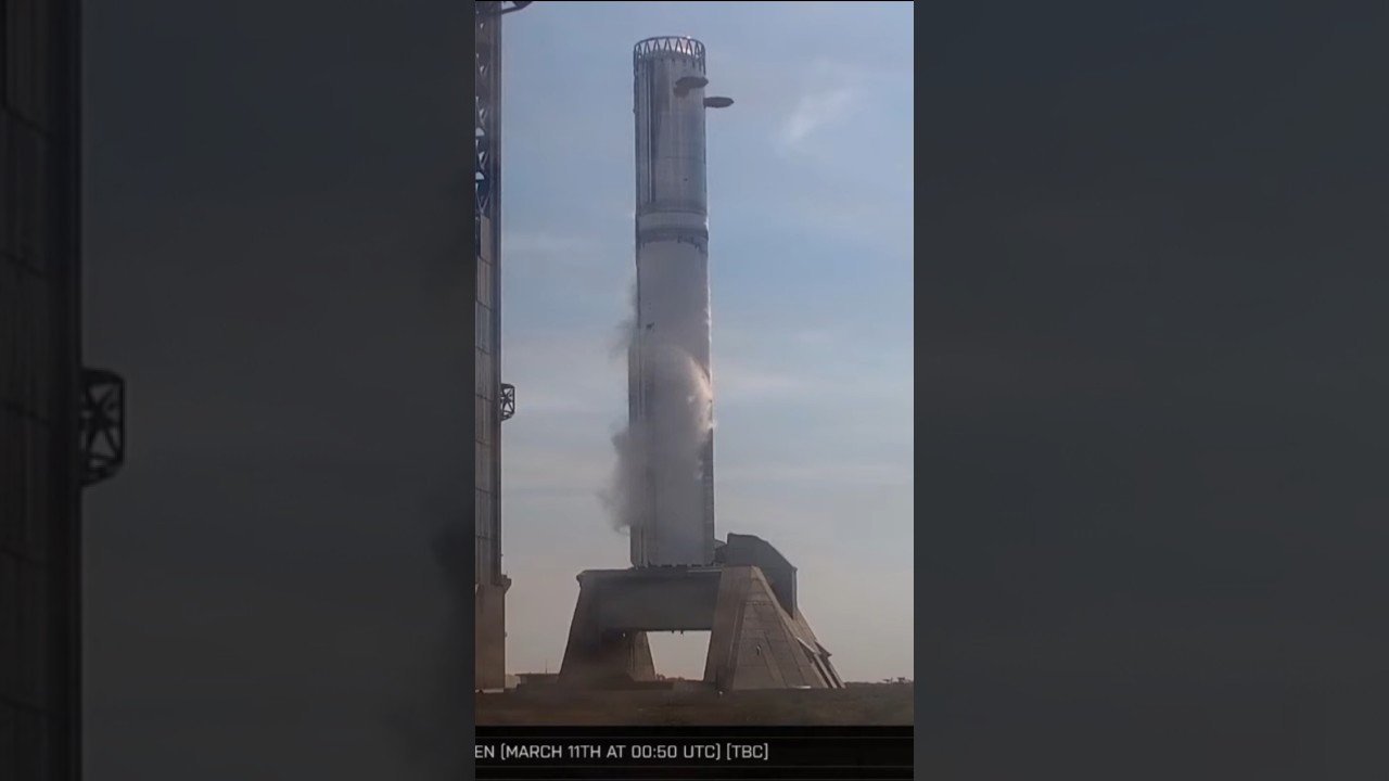 Cryoproof operations complete for the first time with a Super Heavy V3 booster.