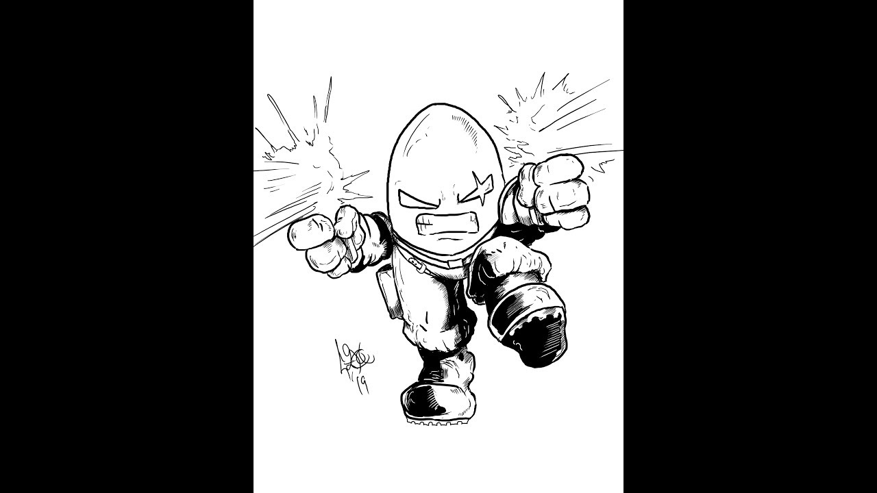 ODD Drawing Hardboiled from Food Fighters! Comic Artist Motivation