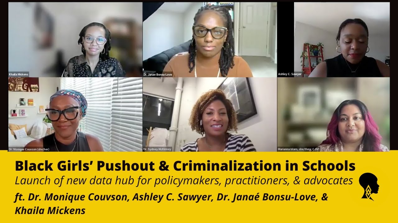 Black Girls' Pushout & Criminalization in Schools: New Data Hub
