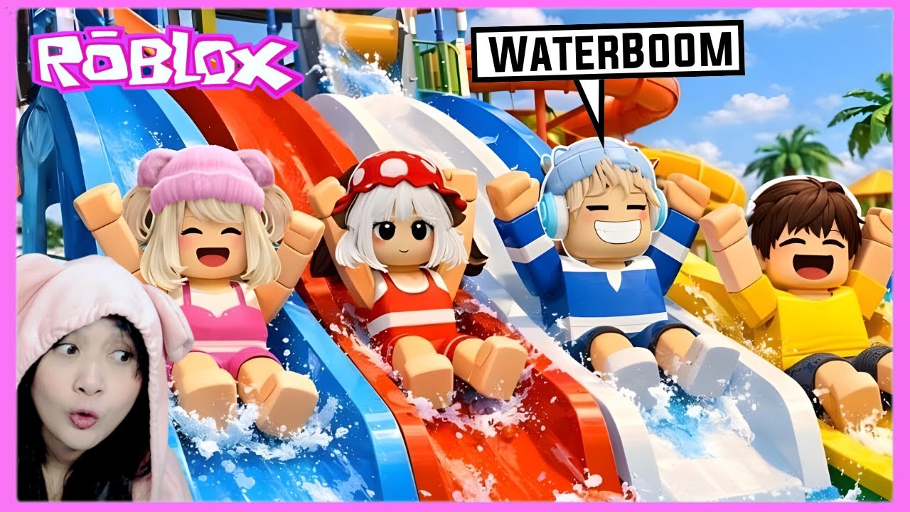 Aku dan Abangku Jalan-Jalan ke WATERBOOM TERBESAR di DUNIA ROBLOX @bangboygamingYT
