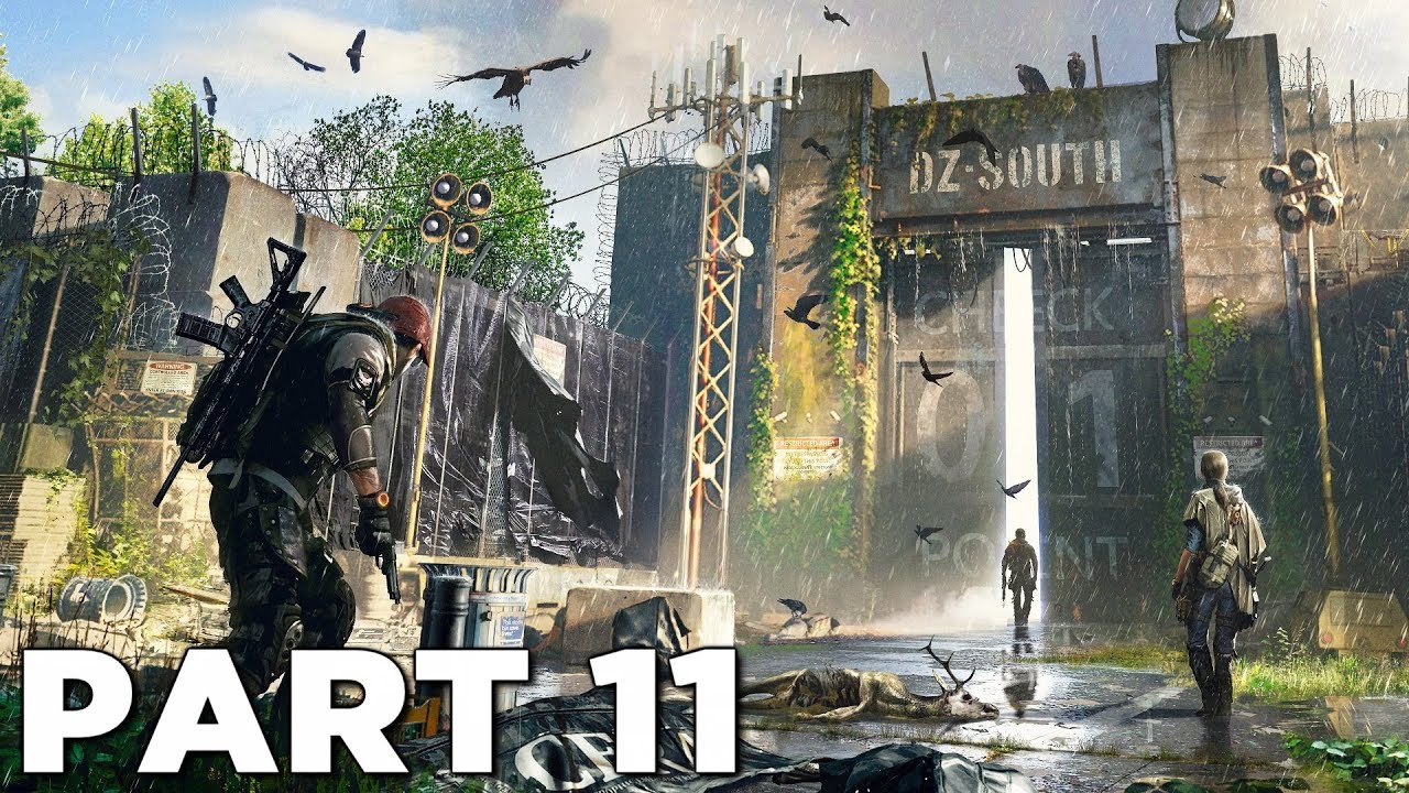 ENTERING THE OUTCASTS COMPOUND in THE DIVISION 2 Walkthrough Gameplay Part 11 (PS4 Pro)