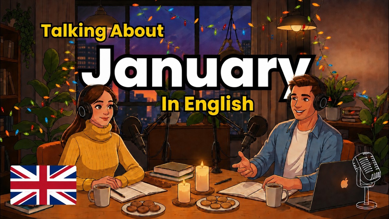Talking About January in English | Calm Conversations to Start the Year Confidently | A1-B1 English