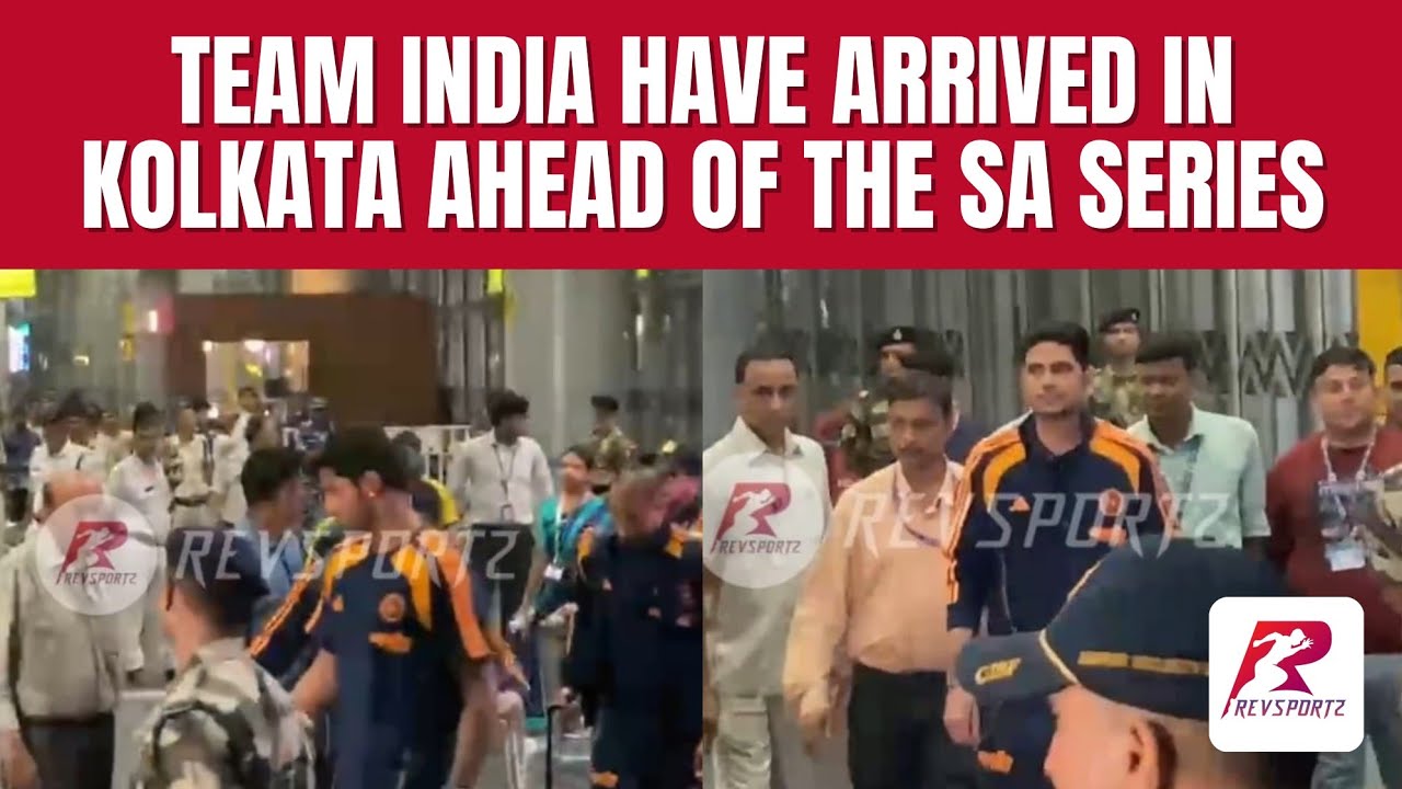 Team India have arrived in Kolkata ahead of the much-awaited Test series against the Proteas.
