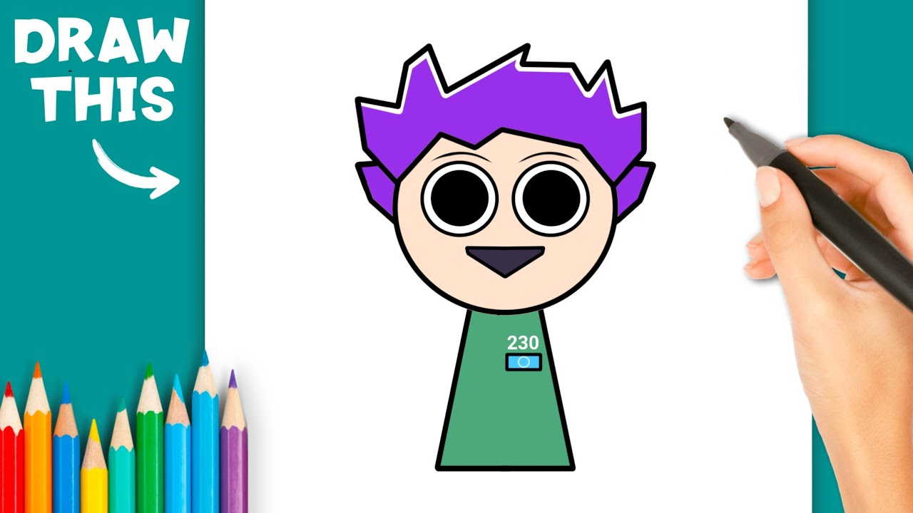 How to Draw Sprunki Thanos Squid Game | Step by Step Easy Drawing Guide | Drawing Tutorial