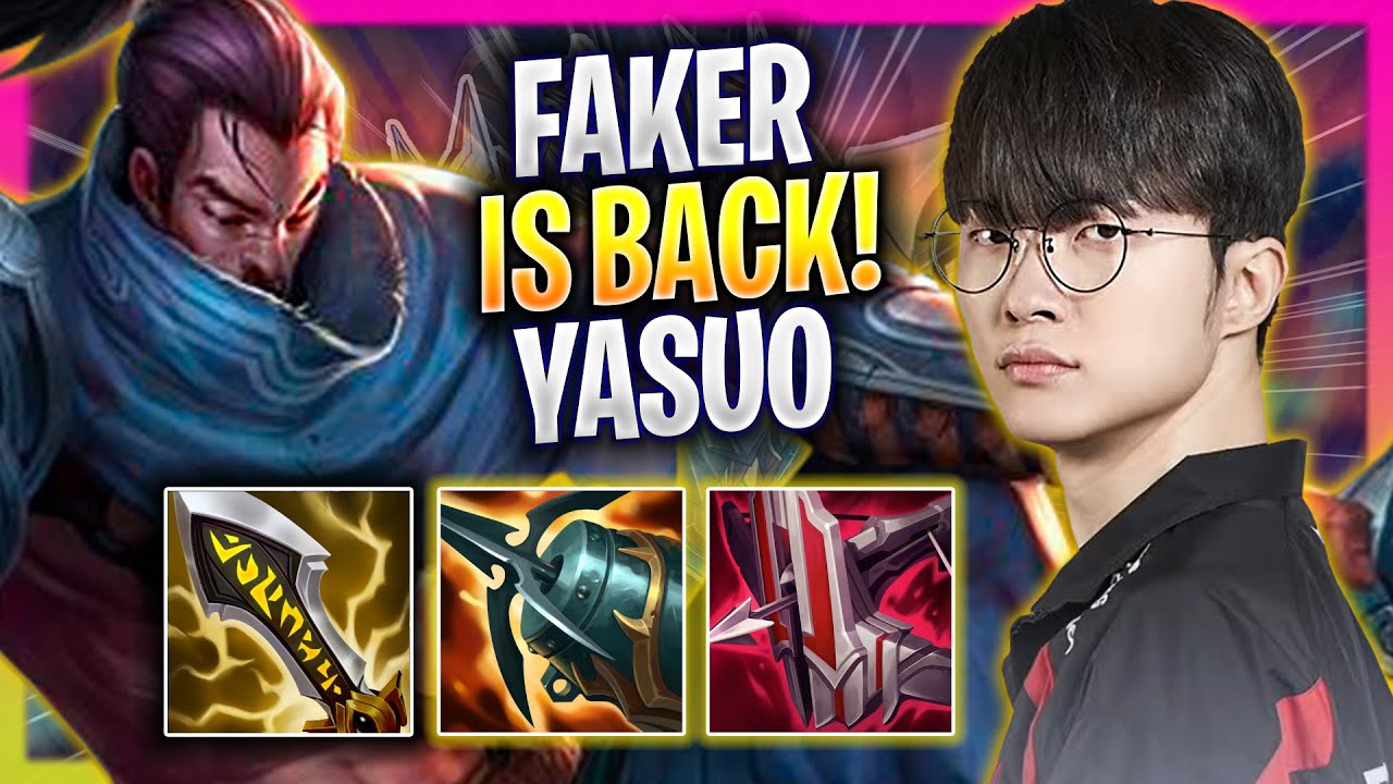 FAKER IS BACK TO KOREA SOLOQ WITH YASUO! - T1 Faker Plays Yasuo MID vs Tristana! | Season 2024
