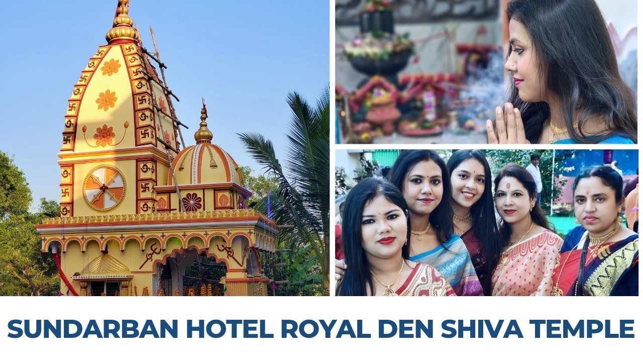 Sundarban Hotel Royal Den Shiv Mandir Prana pratishtha || #sundarban #Royalden #temple @pompisdiary