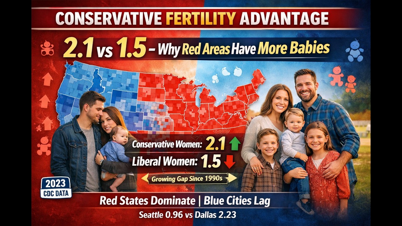 Conservative Fertility Advantage: 2.1 vs 1.5 &ndash; Why Red States Are Having More Babies