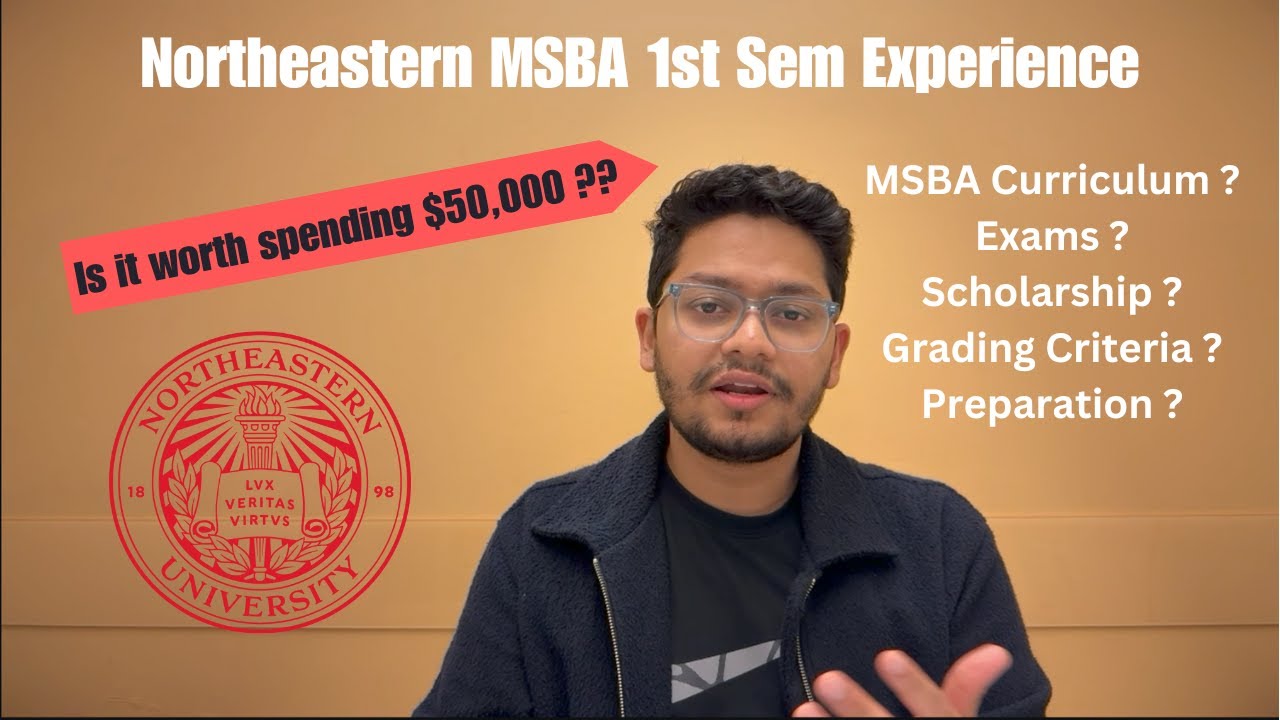 MS in Business Analytics 1st Semester Experience at Northeastern University Boston |Fall2024 F1 Visa