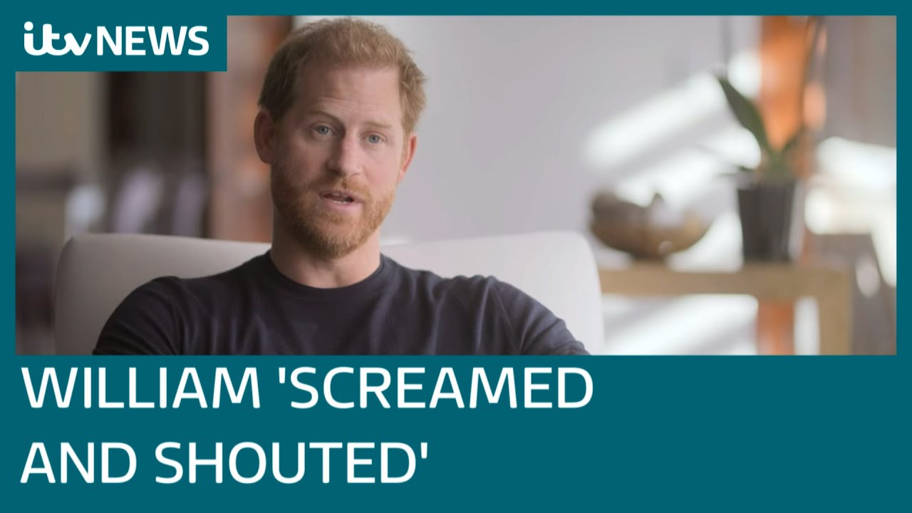 Harry claims William 'screamed and shouted' at him during talks about leaving UK | ITV News